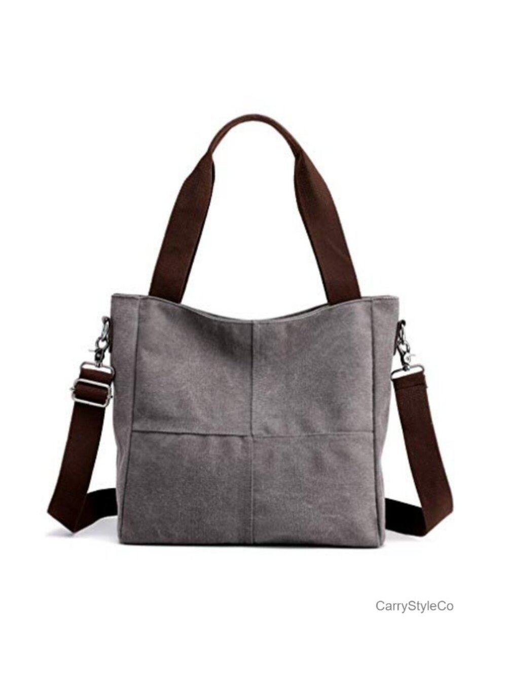 Canvas Tote Bag Satchel Crossbody Shoulder Handbag Work Travel Purse